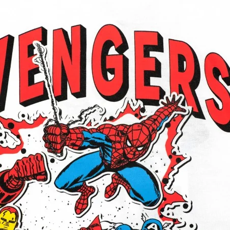 Marvel Avengers κοντομάνικο Μπλουζάκι αγόρια (YE10020 white)