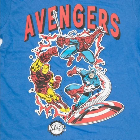Marvel Avengers κοντομάνικο Μπλουζάκι αγόρια (YE10020 Blue) Marvel Avengers κοντομάνικο Μπλουζάκι αγόρια (YE10020 Blue)