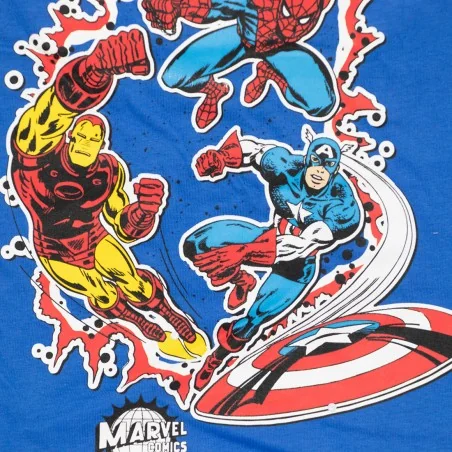 Marvel Avengers κοντομάνικο Μπλουζάκι αγόρια (YE10020 Blue) Marvel Avengers κοντομάνικο Μπλουζάκι αγόρια (YE10020 Blue)
