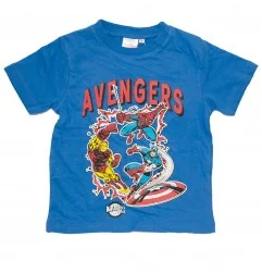 Marvel Avengers κοντομάνικο Μπλουζάκι αγόρια (YE10020 Blue) - Κοντομάνικα μπλουζάκια