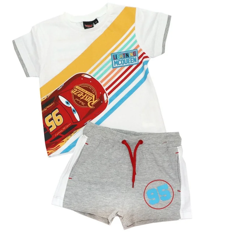 Disney Cars Παιδικό Καλοκαιρινό Σετ Για αγόρια (EV1067 white) Disney Cars Παιδικό Καλοκαιρινό Σετ Για αγόρια (EV1067 white)