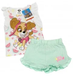 Paw Patrol Παιδικό Καλοκαιρινό Σετ Για Κορίτσια (WE1140 White) - Καλοκαιρινά Σετ