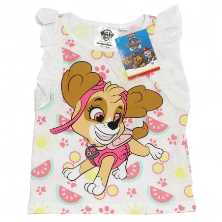 Paw Patrol Παιδικό Καλοκαιρινό Σετ Για Κορίτσια (WE1140 White)