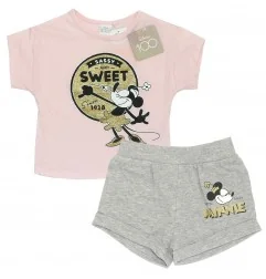 Disney Minnie Mouse Παιδικό Καλοκαιρινό Σετ Για Κορίτσια (WE1232 Pink) - Καλοκαιρινά Σετ