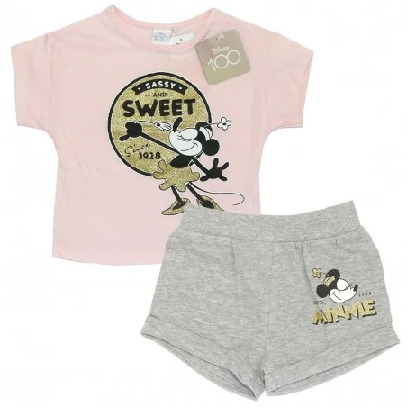Disney Minnie Mouse Παιδικό Καλοκαιρινό Σετ Για Κορίτσια (WE1232 Pink) - Καλοκαιρινά Σετ