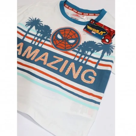 Marvel Spiderman Παιδικό Καλοκαιρινό Σετ Για Αγόρια (WE1010 white) Marvel Spiderman Παιδικό Καλοκαιρινό Σετ Για Αγόρια (WE1010 white)