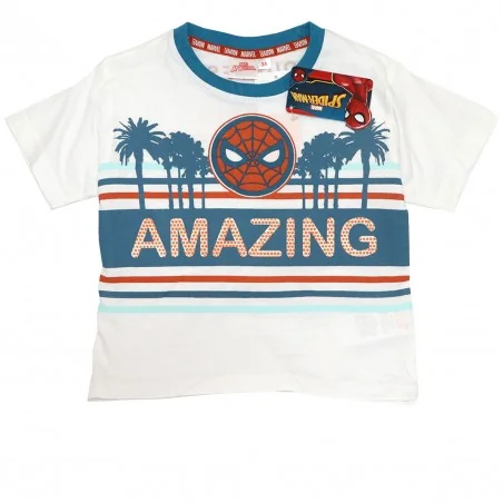 Marvel Spiderman Παιδικό Καλοκαιρινό Σετ Για Αγόρια (WE1010 white) Marvel Spiderman Παιδικό Καλοκαιρινό Σετ Για Αγόρια (WE1010 white)