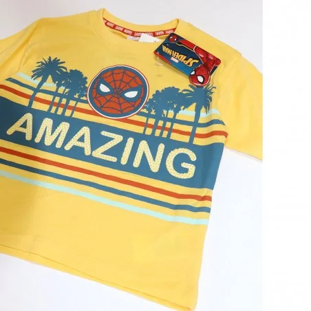Marvel Spiderman Παιδικό Καλοκαιρινό Σετ Για Αγόρια (WE1010 yellow) Marvel Spiderman Παιδικό Καλοκαιρινό Σετ Για Αγόρια (WE1010 yellow)