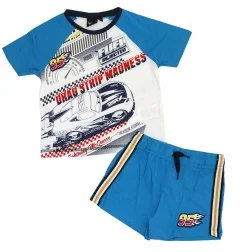 Disney Cars Παιδικό Καλοκαιρινό Σετ Για αγόρια (EV1065 blue) - Καλοκαιρινά Σετ