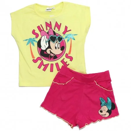 Disney Minnie Mouse Παιδικό Καλοκαιρινό Σετ Για Κορίτσια (WE1223 Yellow) - Καλοκαιρινά Σετ