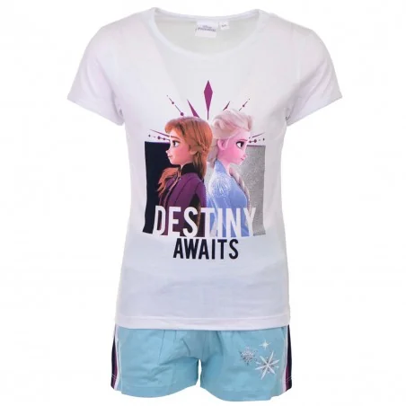 Disney Frozen Παιδικό Καλοκαιρινό Σετ Για Κορίτσια (UE1075 white) - Καλοκαιρινά Σετ