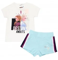 Disney Frozen Παιδικό Καλοκαιρινό Σετ Για Κορίτσια (UE1075 white)