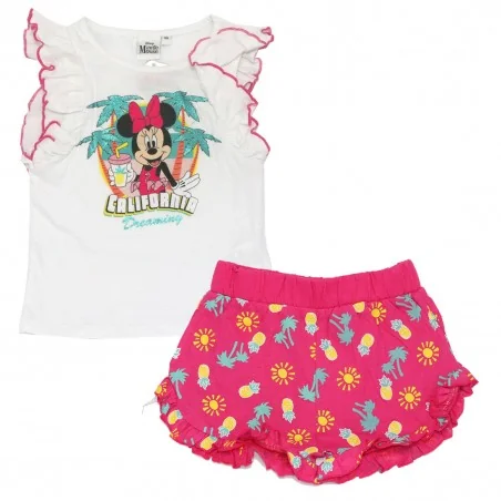 Disney Minnie Mouse Παιδικό Καλοκαιρινό Σετ Για Κορίτσια (WE1097 fux) - Καλοκαιρινά Σετ