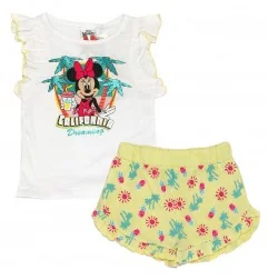 Disney Minnie Mouse Παιδικό Καλοκαιρινό Σετ Για Κορίτσια (WE1097 Yellow) - Καλοκαιρινά Σετ