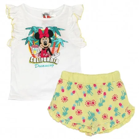 Disney Minnie Mouse Παιδικό Καλοκαιρινό Σετ Για Κορίτσια (WE1097 Yellow) - Καλοκαιρινά Σετ