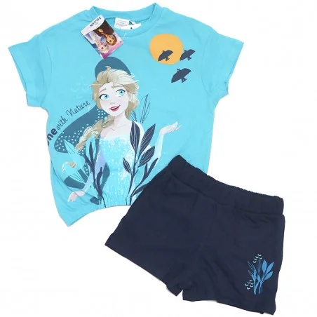 Disney Frozen Παιδικό Καλοκαιρινό Σετ Για κορίτσια (WE1107 blue) - Καλοκαιρινά Σετ