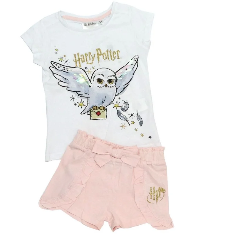 Harry Potter Παιδικό Καλοκαιρινό Σετ για κορίτσια (EV1139 white) Harry Potter Παιδικό Καλοκαιρινό Σετ για κορίτσια (EV1139 white)