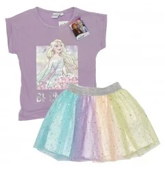 Disney Frozen Παιδικό Καλοκαιρινό Σετ Για κορίτσια (WE1115 Purple) - Καλοκαιρινά Σετ