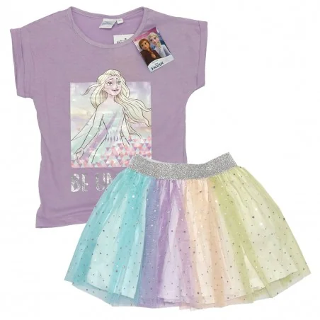 Disney Frozen Παιδικό Καλοκαιρινό Σετ Για κορίτσια (WE1115 Purple) - Καλοκαιρινά Σετ