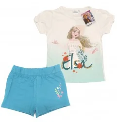 Disney Frozen Παιδικό Καλοκαιρινό Σετ Για κορίτσια (WE1112 blue) - Καλοκαιρινά Σετ