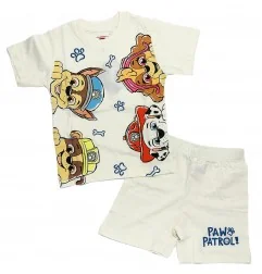Paw Patrol παιδική Καλοκαιρινή Πιτζάμα (PAW 52 04 2931Ecru) - Πιτζάμες Καλοκαιρινές
