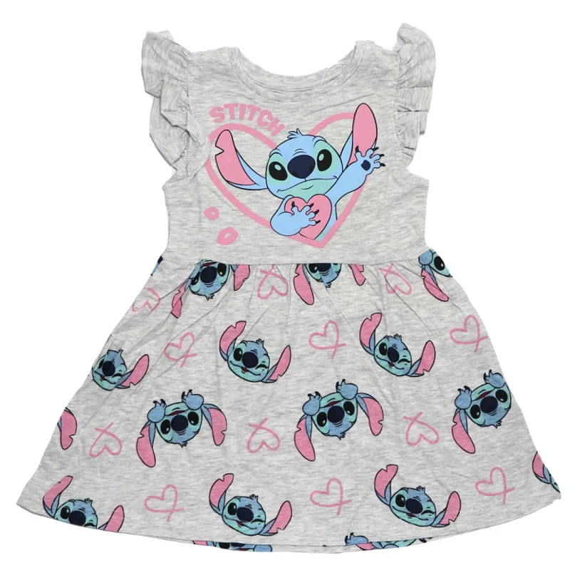 Disney Lilo & Stitch Παιδικό καλοκαιρινό Φορεματάκι για κορίτσια (DIS LIS 52 23 C767 W Grey) Disney Lilo & Stitch Παιδικό καλοκαιρινό Φορεματάκι για κορίτσια (DIS LIS 52 23 C767 W Grey)