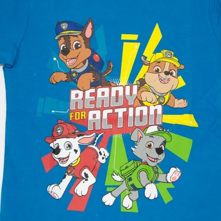 Paw Patrol Παιδικό Κοντομάνικο μπλουζάκι για αγόρια (PAW 52 02 2625 Blue)