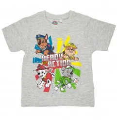 Paw Patrol Παιδικό Κοντομάνικο μπλουζάκι για αγόρια (PAW 52 02 2625 Grey) - Κοντομάνικα μπλουζάκια