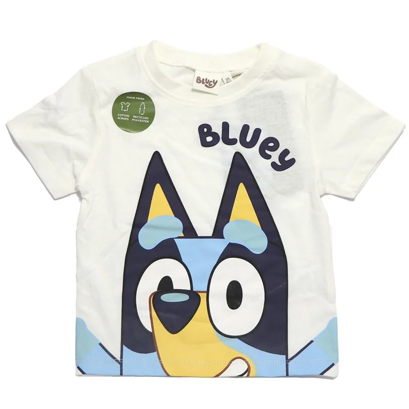 Bluey Παιδικό Κοντομάνικο κοντό Μπλουζάκι για αγόρια (YE10284 White) Bluey Παιδικό Κοντομάνικο κοντό Μπλουζάκι για αγόρια (YE10284 White)