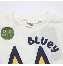 Bluey Παιδικό Κοντομάνικο κοντό Μπλουζάκι για αγόρια (YE10284 White)