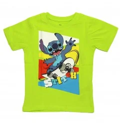 Disney Lilo & Stitch Παιδικό Κοντομάνικο Μπλουζάκι (DIS LIS 52 02 C400 Green) - Κοντομάνικα μπλουζάκια