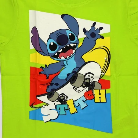 Disney Lilo & Stitch Παιδικό Κοντομάνικο Μπλουζάκι (DIS LIS 52 02 C400 Green)