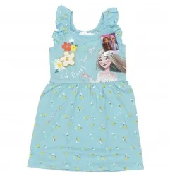 Disney Frozen Παιδικό καλοκαιρινό Φορεματάκι για κορίτσια (WE1109 Blue) - Καλοκαιρινά φορέματα