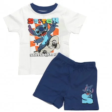 Disney Lilo & Stitch Παιδική Καλοκαιρινή Πιτζάμα Για Αγόρια (DIS LIS 52 04 C721 Navy) - Πιτζάμες Καλοκαιρινές