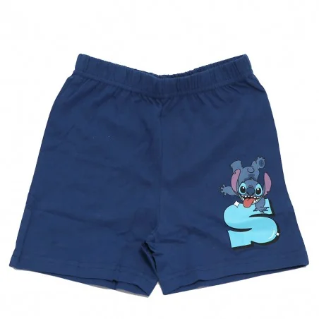 Disney Lilo & Stitch Παιδική Καλοκαιρινή Πιτζάμα Για Αγόρια (DIS LIS 52 04 C721 Navy)
