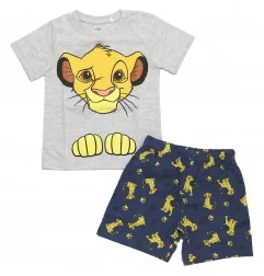 Disney Lion King Καλοκαιρινή Πιτζάμα Για Αγόρια (DIS KL 52 04 B206 Grey) - Πιτζάμες Καλοκαιρινές