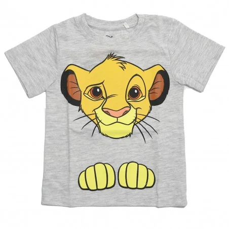 Disney Lion King Καλοκαιρινή Πιτζάμα Για Αγόρια (DIS KL 52 04 B206 Grey)
