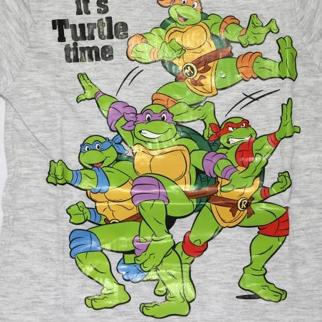 Ninja Turtles Παιδική Καλοκαιρινή Πιτζάμα για αγόρια (NIN 52 04 059 grey)