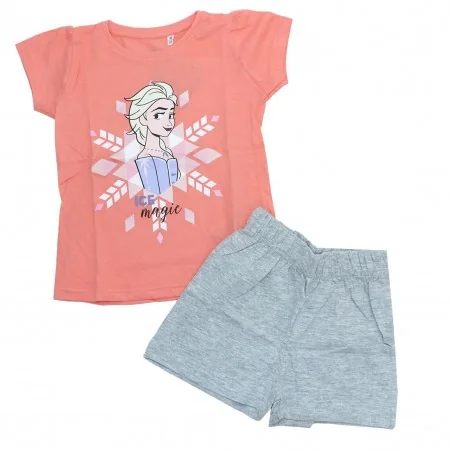 Disney Frozen Παιδική Καλοκαιρινή Πιτζάμα Για Κορίτσια (DIS FROZ 52 04 8724 II N) - Πιτζάμες Καλοκαιρινές