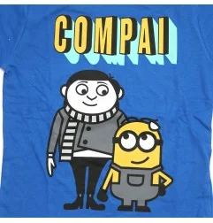 Minions Παιδική καλοκαιρινή Πιτζάμα για αγόρια (MIN 52 04 685 W Blue)