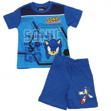 Sonic Παιδική Καλοκαιρινή Πιτζάμα για αγόρια (SON24-1355-POL) - Πιτζάμες