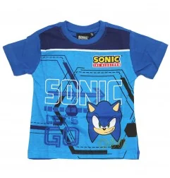 Sonic Παιδική Καλοκαιρινή Πιτζάμα για αγόρια (SON24-1355-POL)
