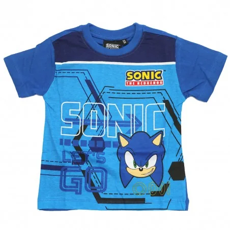 Sonic Παιδική Καλοκαιρινή Πιτζάμα για αγόρια (SON24-1355-POL)