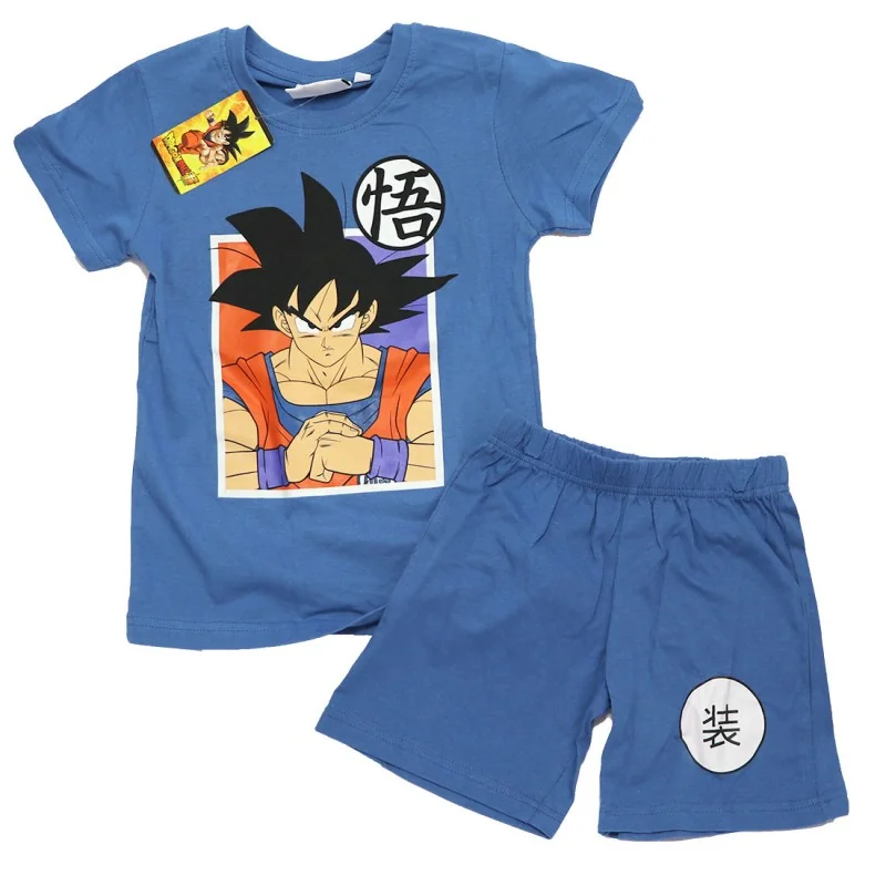 Dragon Ball Z Βαμβακερή καλοκαιρινή πιτζάμα Για Αγόρια (DB018 blue) Dragon Ball Z Βαμβακερή καλοκαιρινή πιτζάμα Για Αγόρια (DB018 blue)