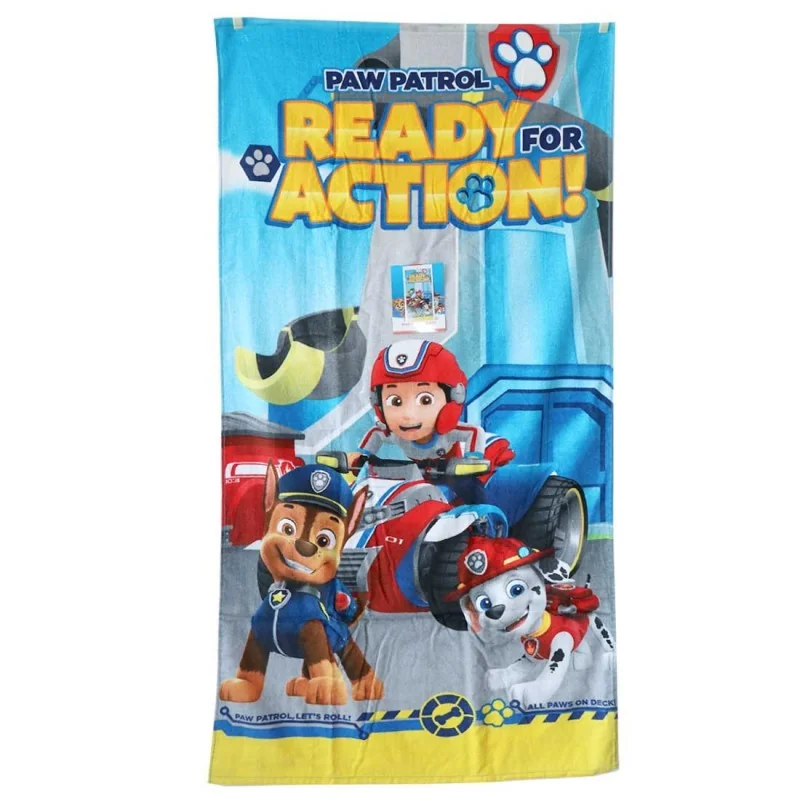 Paw Patrol Παιδική βαμβακερή Πετσέτα θαλάσσης 70x140εκ. (PAW204010) Paw Patrol Παιδική βαμβακερή Πετσέτα θαλάσσης 70x140εκ. (PAW204010)