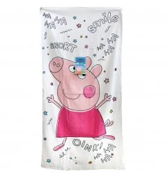 Peppa Pig Παιδική βαμβακερή Πετσέτα θαλάσσης 70x140εκ. (BRM015326) - Πετσέτες Βαμβακερές
