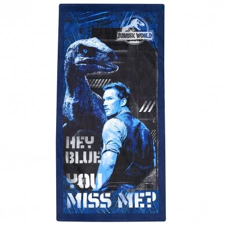 Jurassic World Παιδική Πετσέτα θαλάσσης 70x140εκ. (JW62051 Blue) - Πετσέτες Βαμβακερές