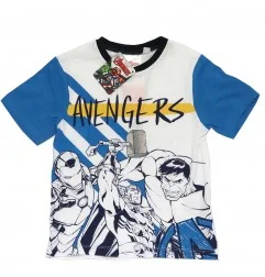 Marvel Avengers Παιδική Καλοκαιρινή Πιτζάμα Για Αγόρια (EV2009 blue) - Πιτζάμες Καλοκαιρινές