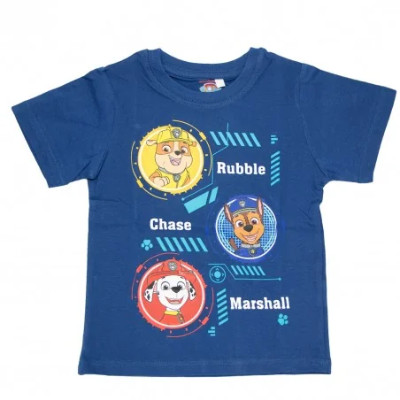 Paw Patrol Παιδικό Κοντομάνικο μπλουζάκι για αγόρια ( PAW 52 02 2626 Blue) - Κοντομάνικα μπλουζάκια