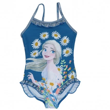 Disney Frozen Παιδικό Μαγιό ολόσωμο για κορίτσια (WE1878 blue) - Ολόσωμα μαγιό